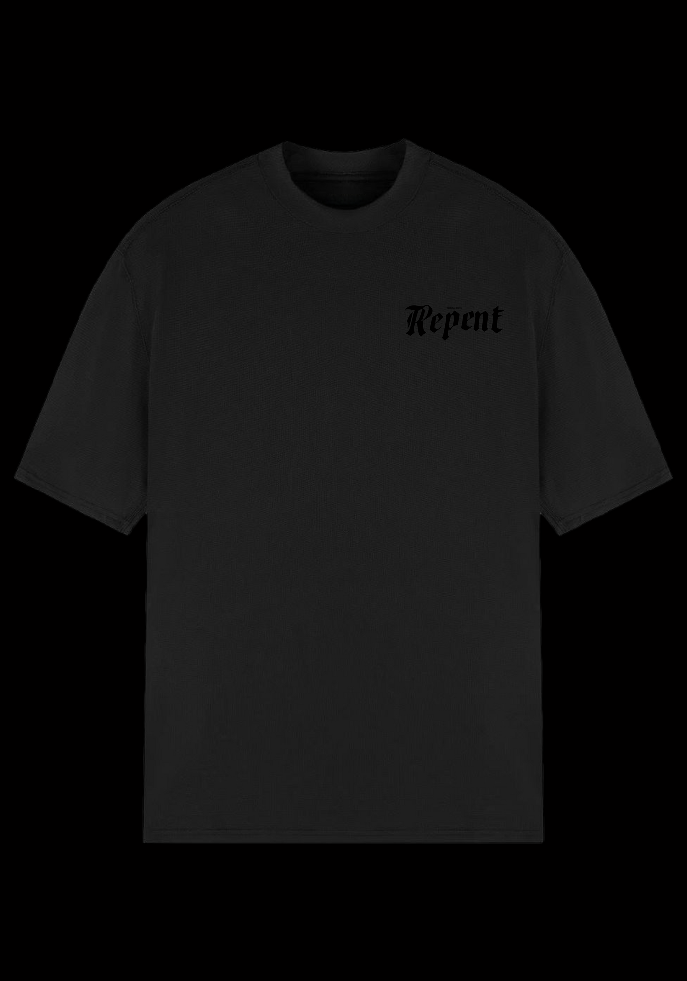 REPENT DEATH TO THE WORLD OVERSIZED TEE