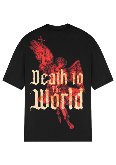REPENT DEATH TO THE WORLD OVERSIZED TEE