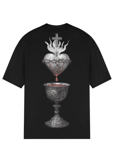 REPENT SACRED HEART OVERSIZED TEE