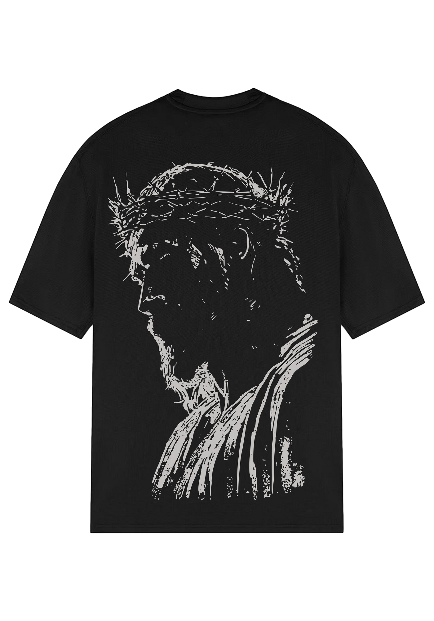 REPENT JESUS SILHOUETTE OVERSIZED TEE