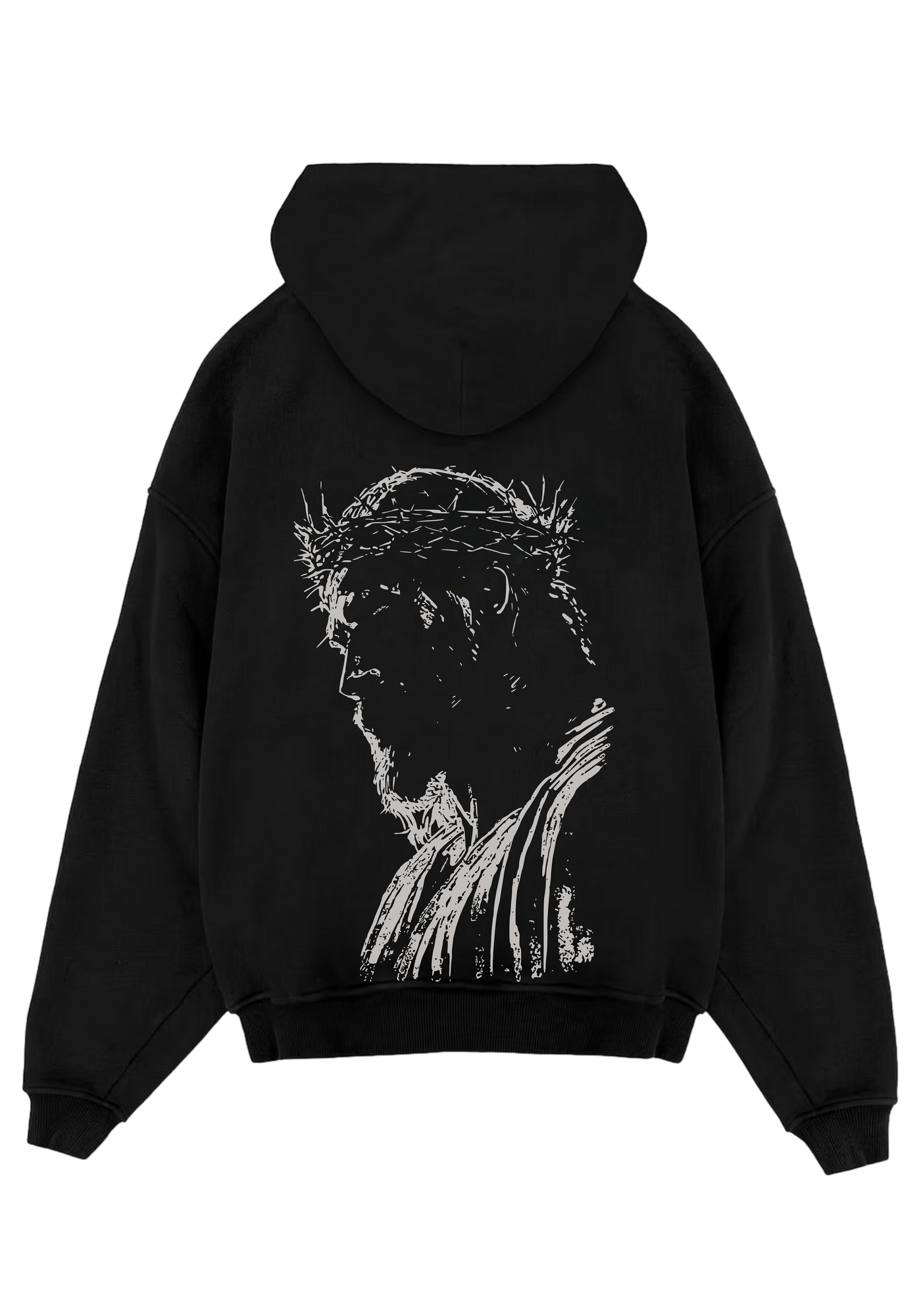 REPENT JESUS SILHOUETTE OVERSIZED HOODIE