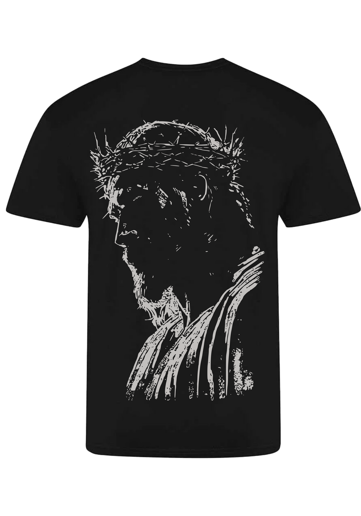 REPENT JESUS SILHOUETTE FITTED TSHIRT