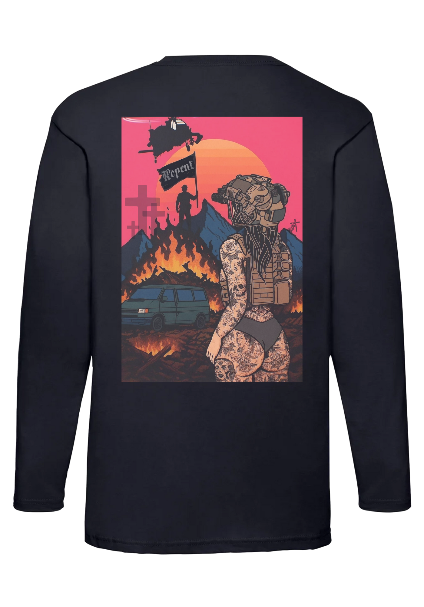 WIGEND REPENT LONG SLEEVE TEE